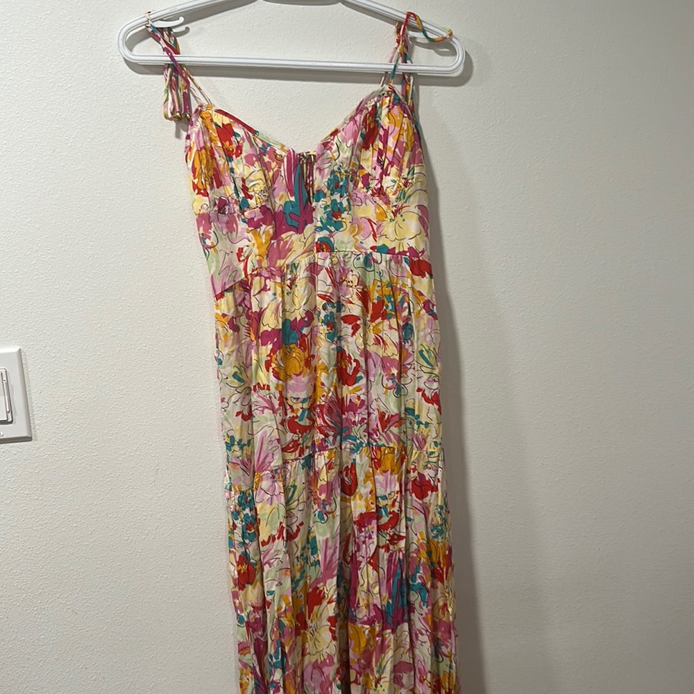 Maxi tie dress